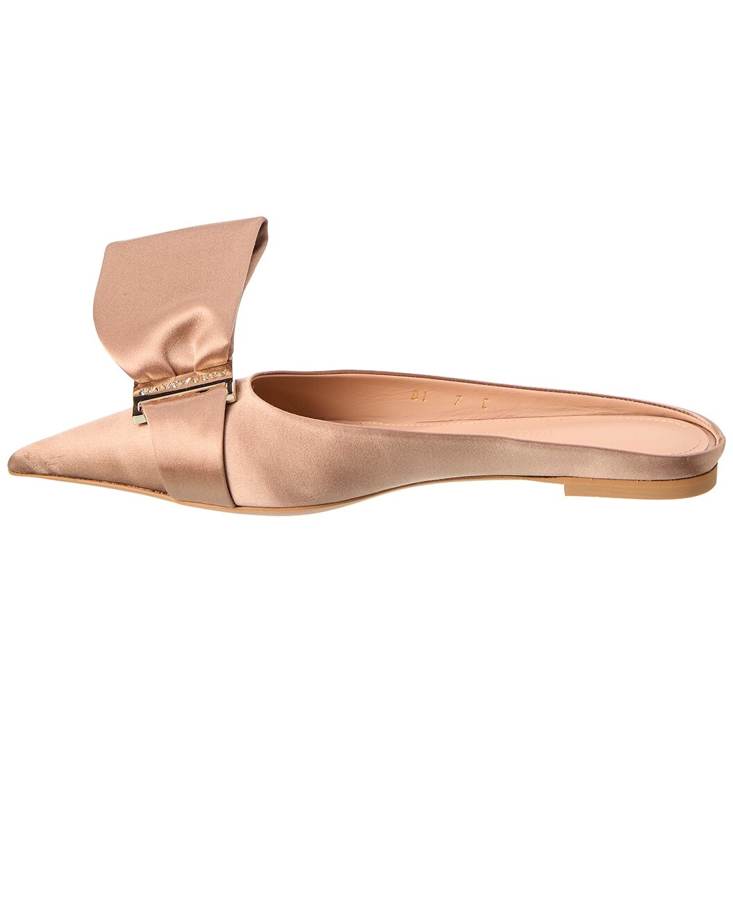 Ferragamo Emii T Satin Flat - 2