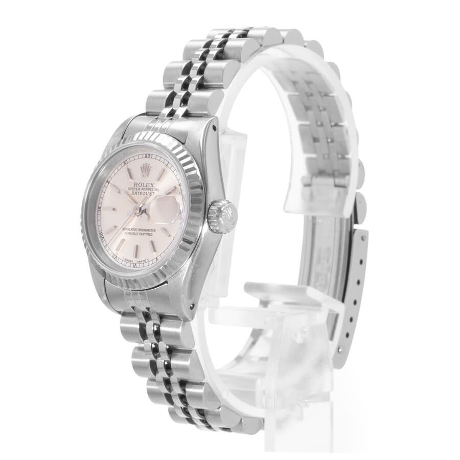 Pre-owned Rolex Datejust 26 Automatic Chronometer Silver Dial Ladies Watch 69174 SSJ - 5