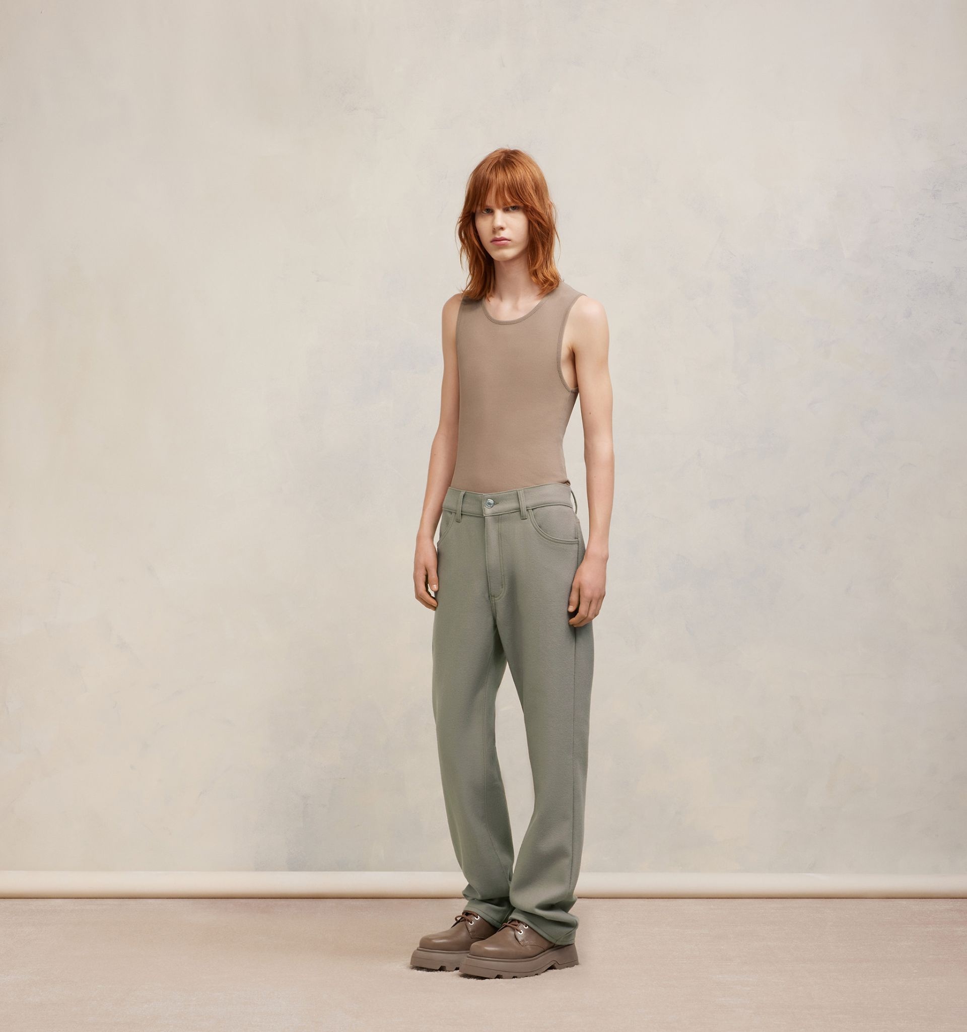 Straight Fit Trousers - 4