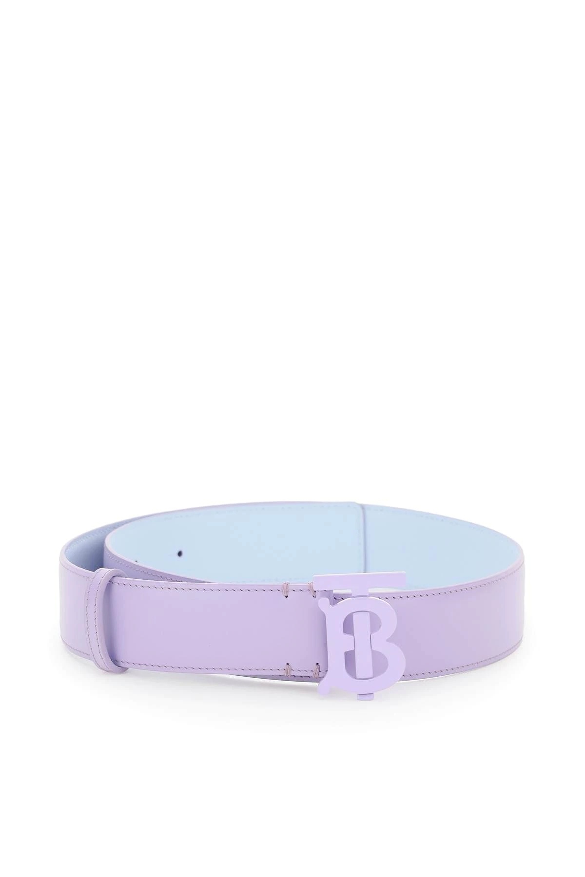 MONOGRAM LEATHER BELT - 1