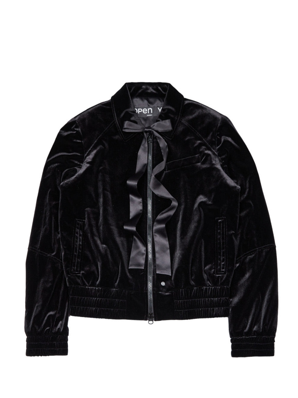 ★正規品★ 【OPEN YY】 TIE VELVET BOMBER JACKET fb985f45e9c2d2a24a1b2363dc50b1