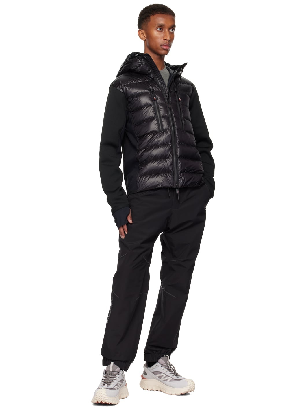 Black Windproof Padded Trousers - 5