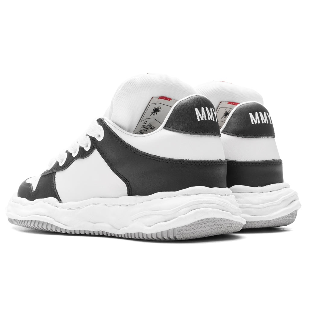 WAYNE LOW TOP SNEAKERS - BLACK/WHITE - 3