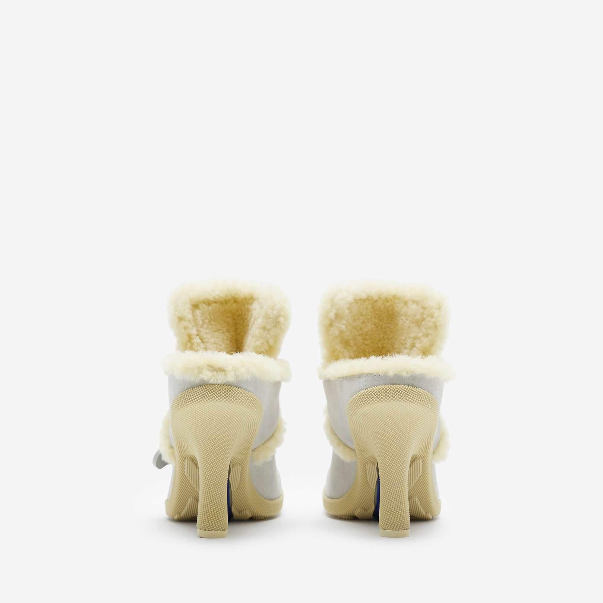 Suede and Shearling Highland Mules - 4