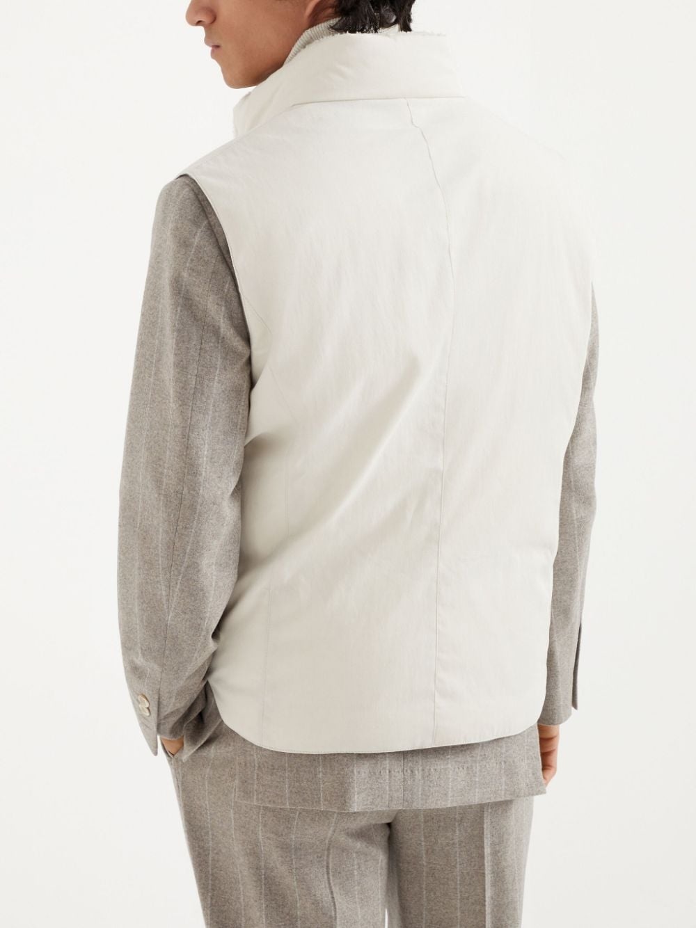 goose-down padded gilet - 4