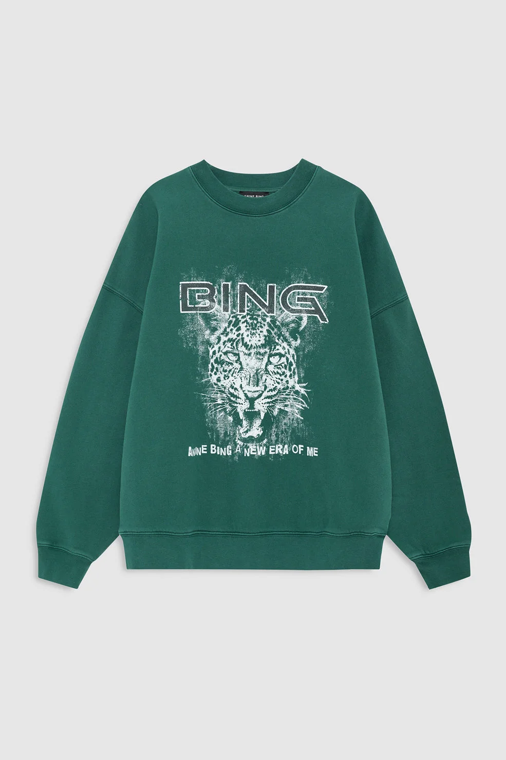 Miles Sweatshirt Leo Muse - Deep Emerald - 1