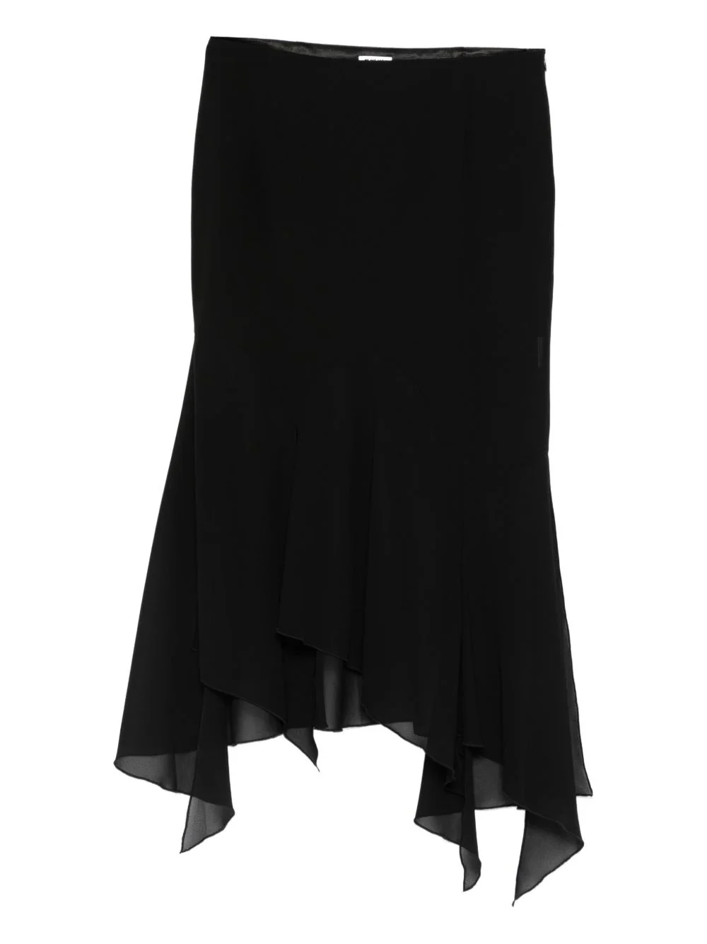 Kajsa asymmetric midi skirt - 1