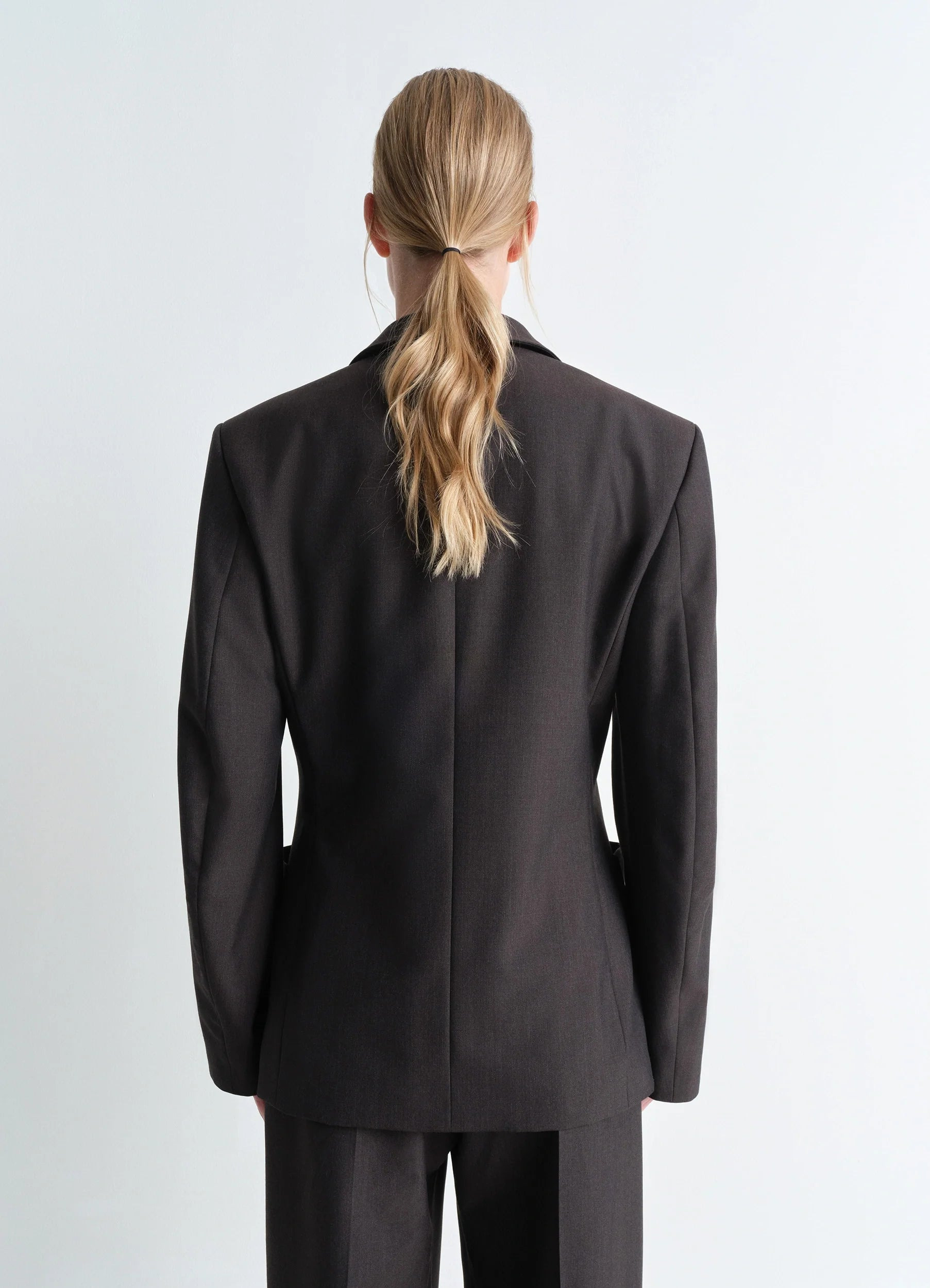 DOUBLE BREASTED TAILORED JACKET - 5