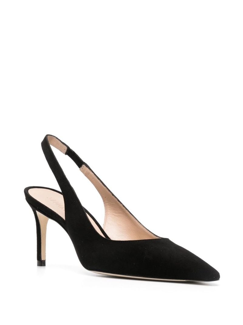 85mm slingback suede pumps - 2