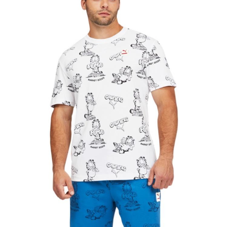 PUMA x GARFIELD Printed Tee 'White' 534434-02 - 3