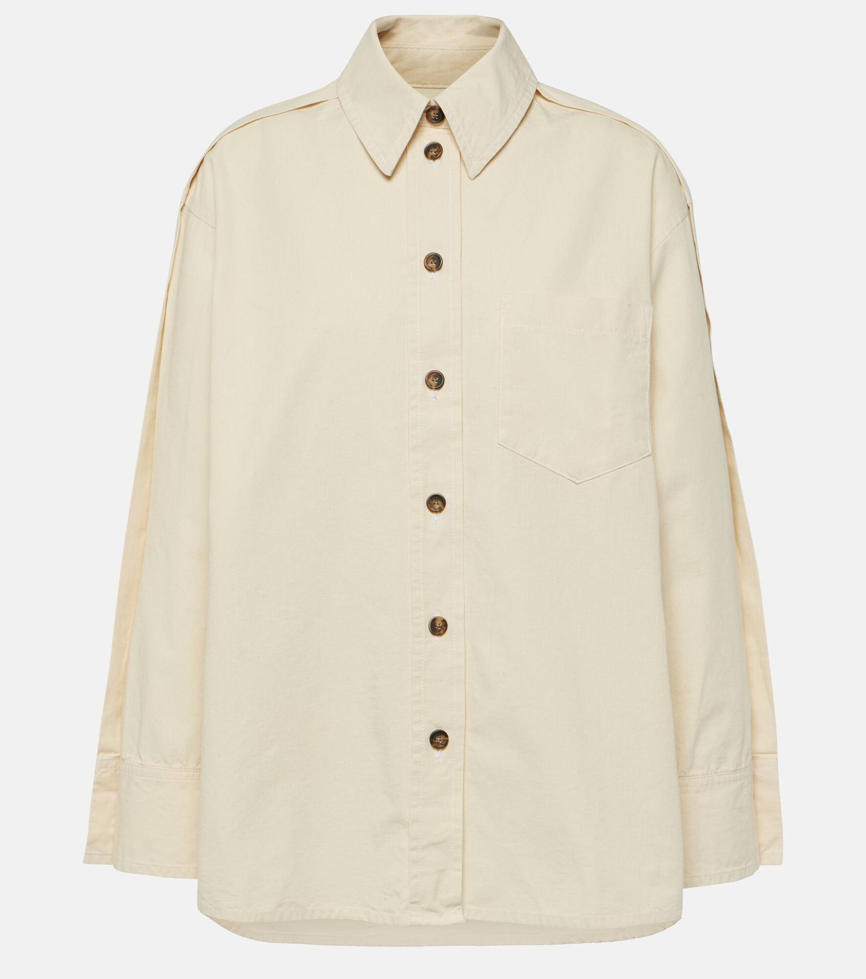 Oversized cotton shirt - 1