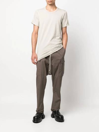 Rick Owens rolled short-sleeve T-shirt outlook