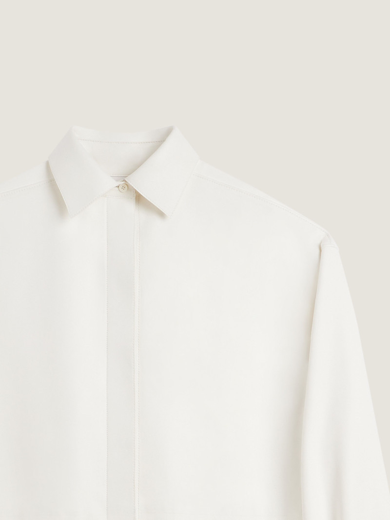 BACK-TO-FRONT SHIRT IN NAPPA LEATHER 9