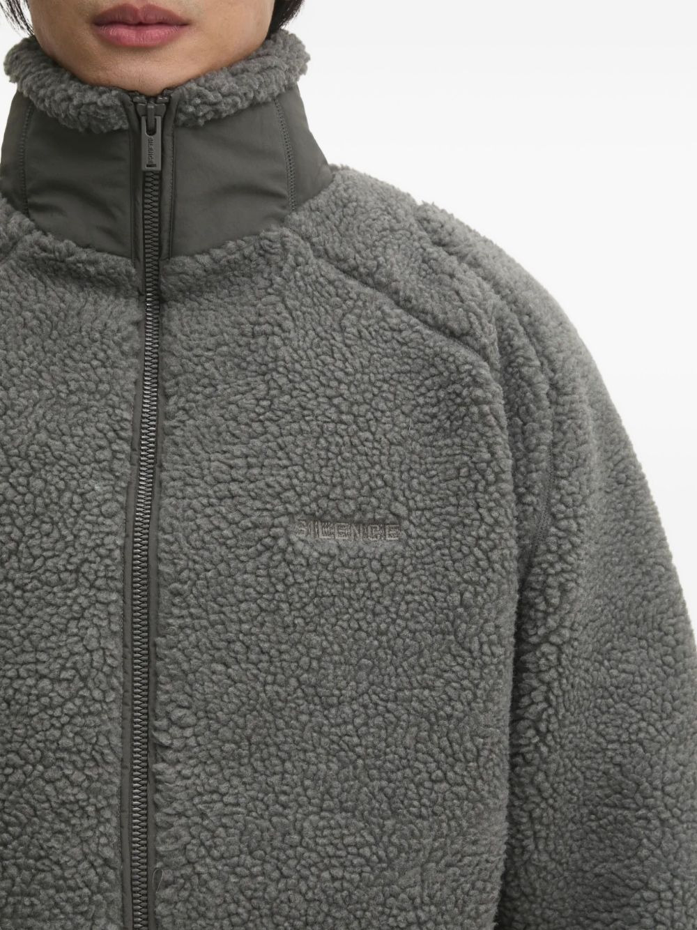 fleece zip-up jacket - 4