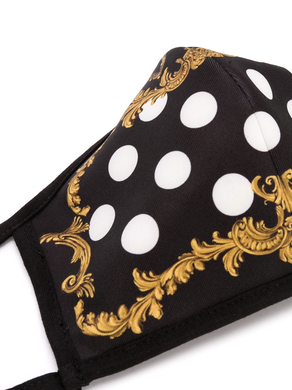 Baroque and polka-dot face mask - 3