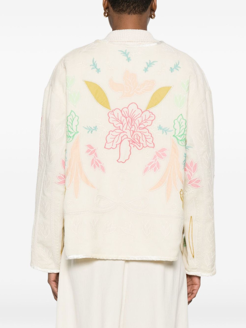 floral-embroidered jacket 4