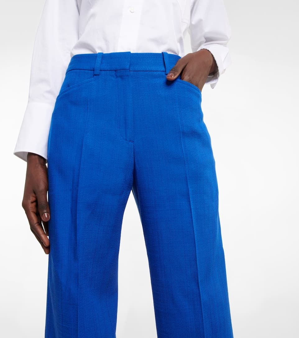 High-rise wide-leg pants - 4