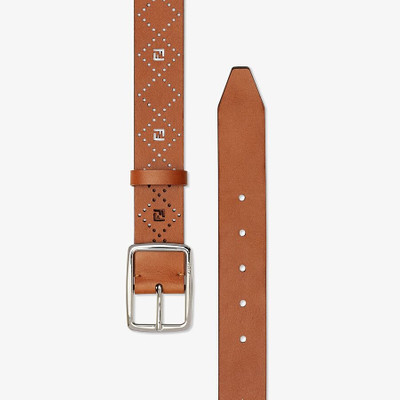 FENDI Brown leather belt outlook