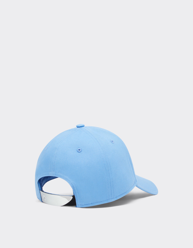 Baseball cap with embroidered Ferrari logo 3