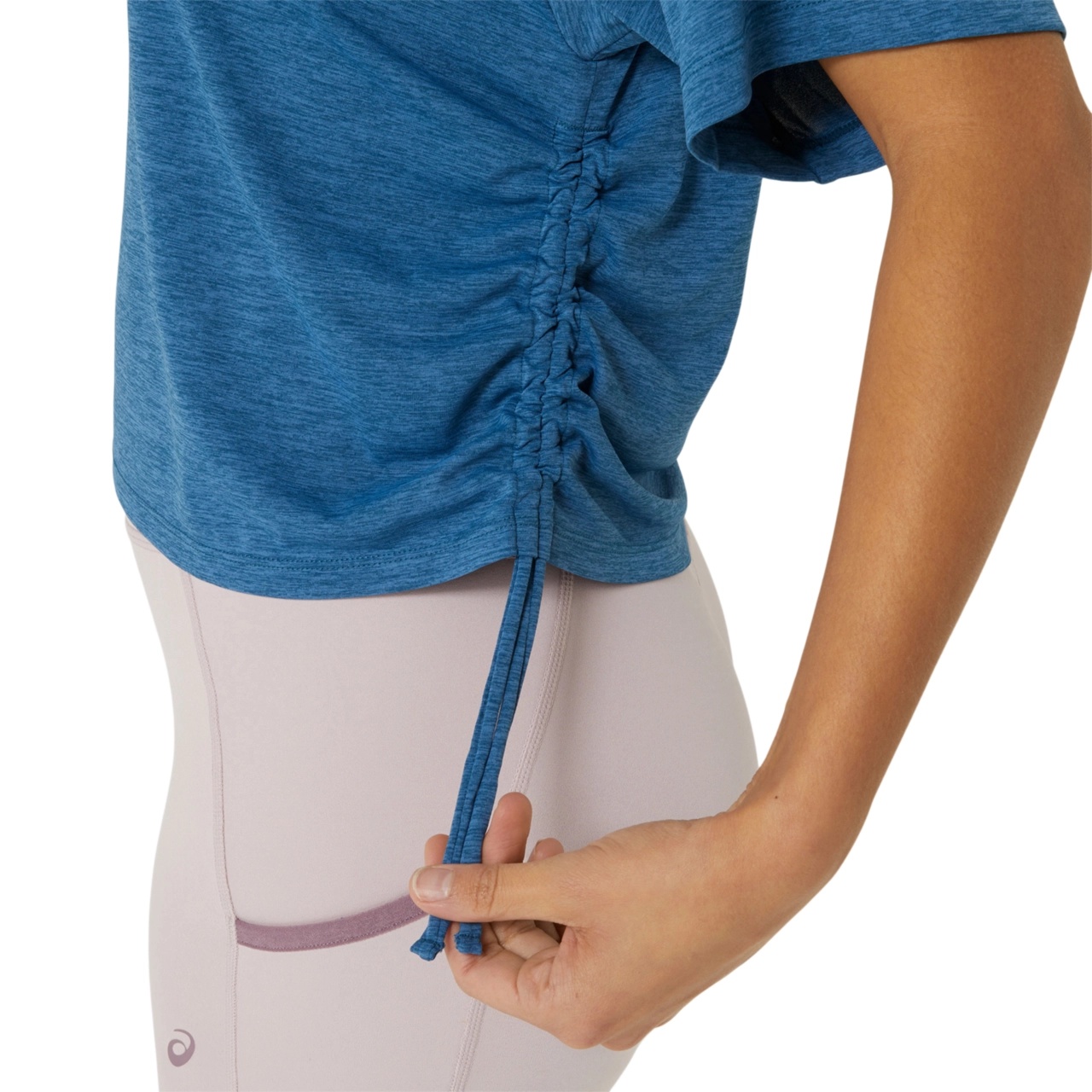 NAGINO FLEX HEATHER SHORT SLEEVE TOP - 5