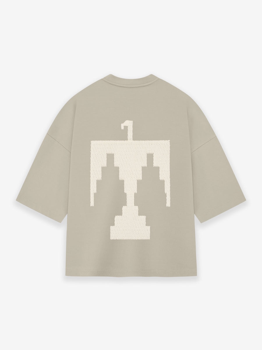 Embroidered Thunderbird Milano Tee - 2