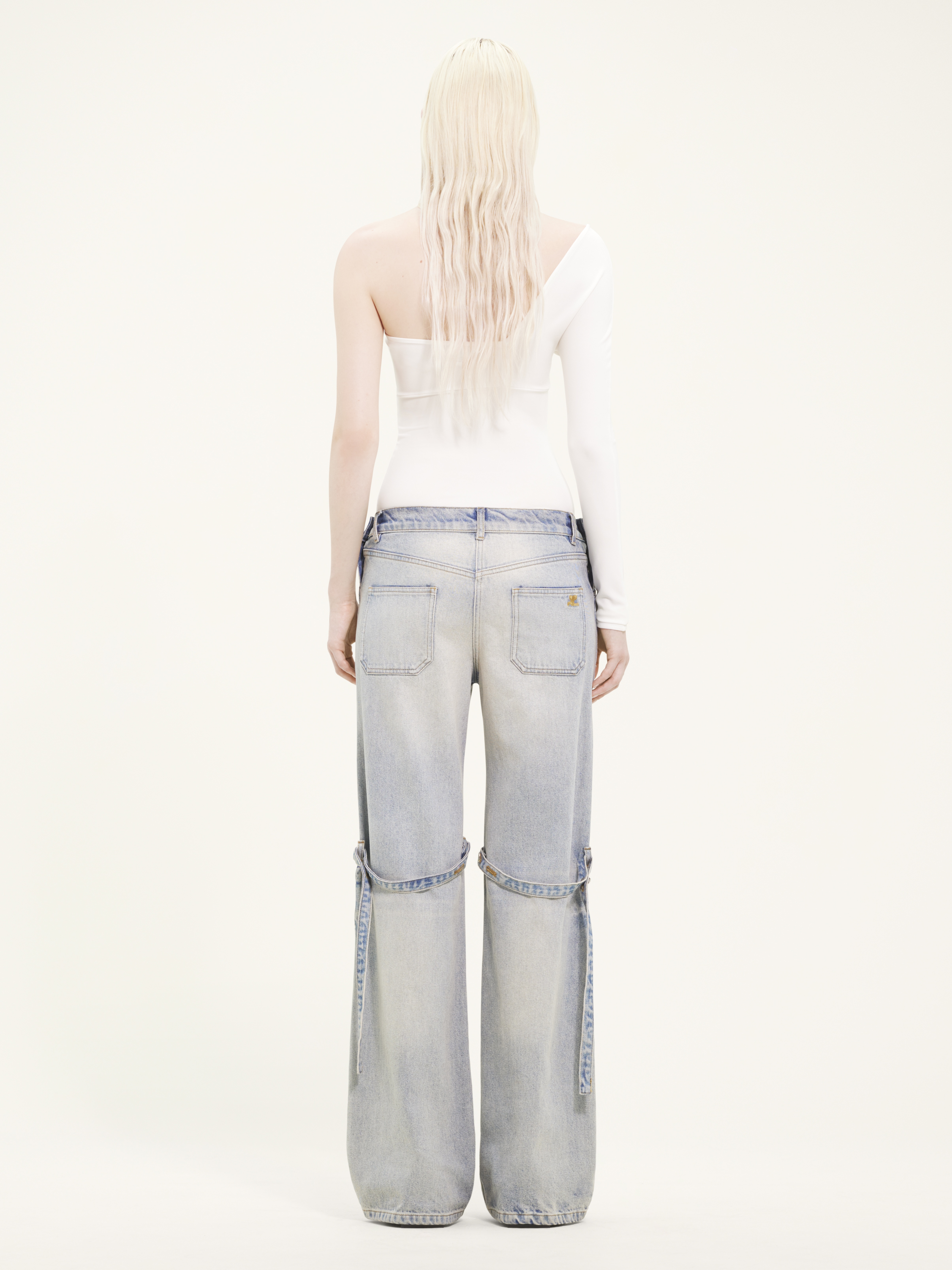 SAILOR DENIM BAGGY PANTS - 3