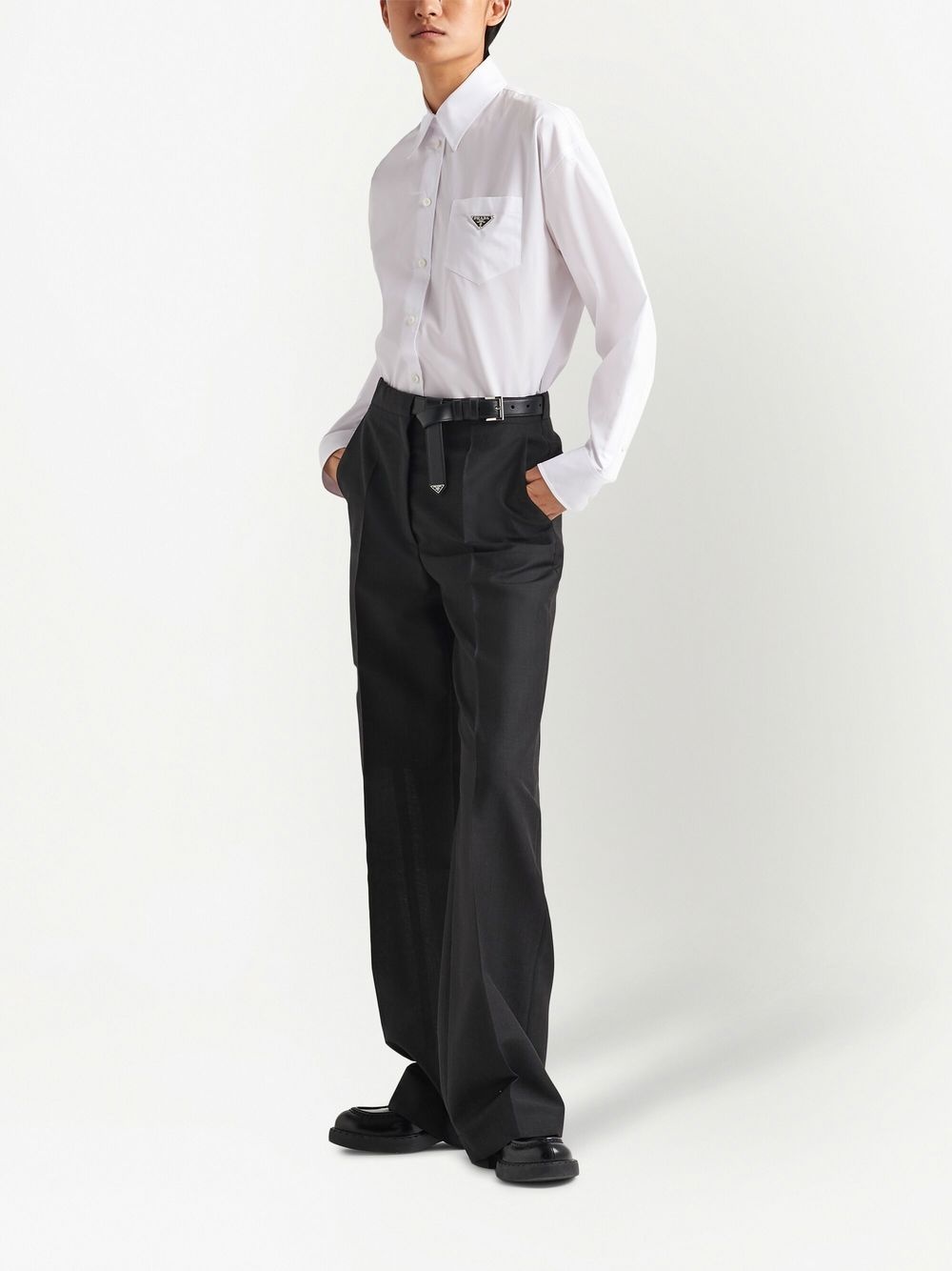 patch-pocket poplin shirt - 2