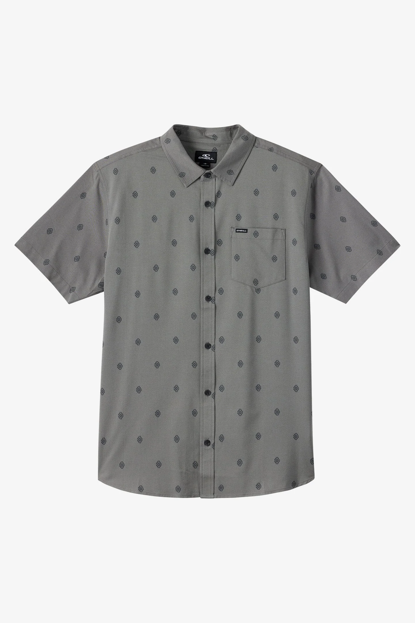 Light Check Geo Standard Fit Shirt - 1
