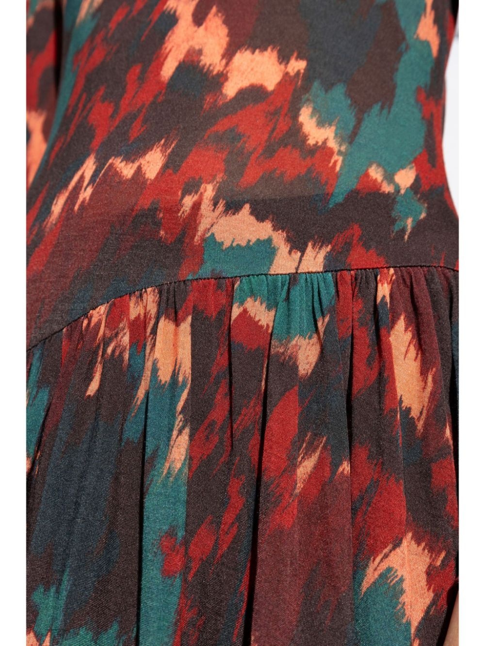 Fernanda graphic-print long-sleeve dress - 5