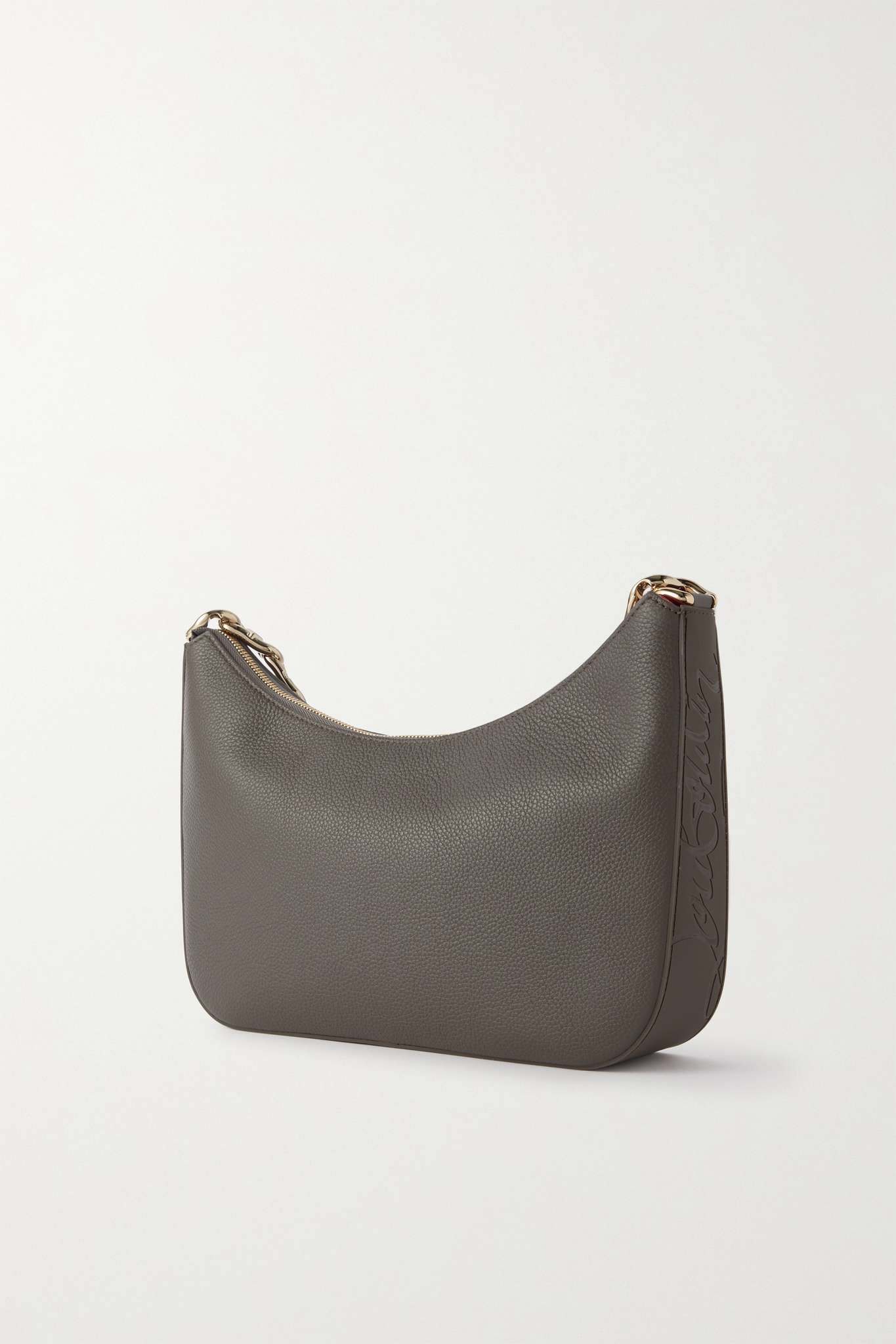 Loubila large textured-eather shoulder bag - 3