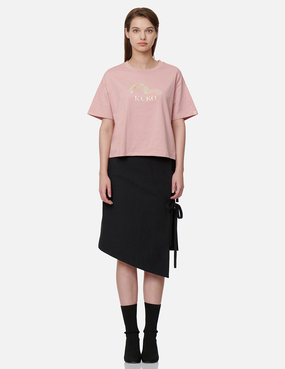 Asymmetric Wrap Skirt - 5