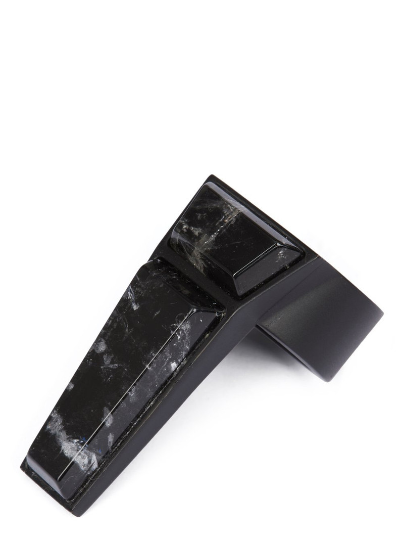 Rick Owens Crystal Trunk Ring in Black outlook