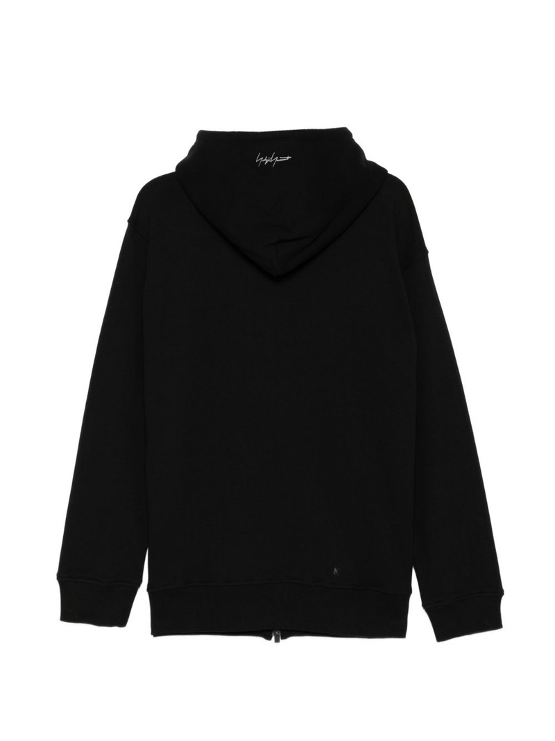 Yohji Yamamoto zip hooded sweatshirt outlook