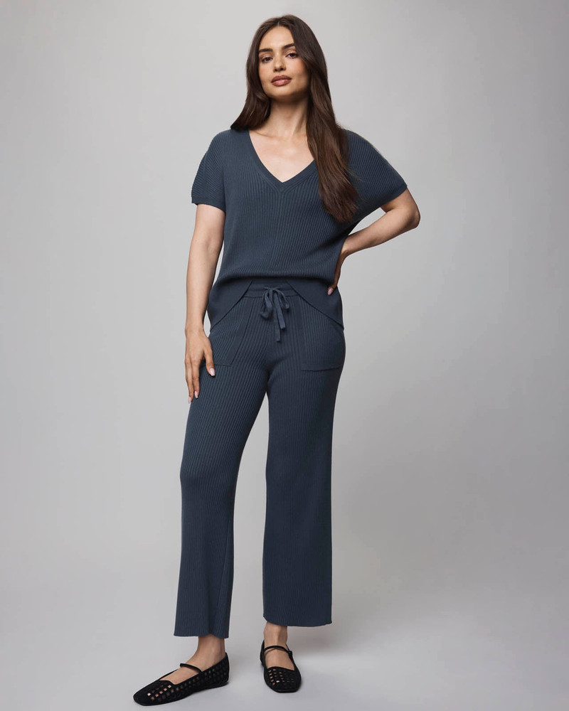 Georgie Cashblend Rib Pant 1