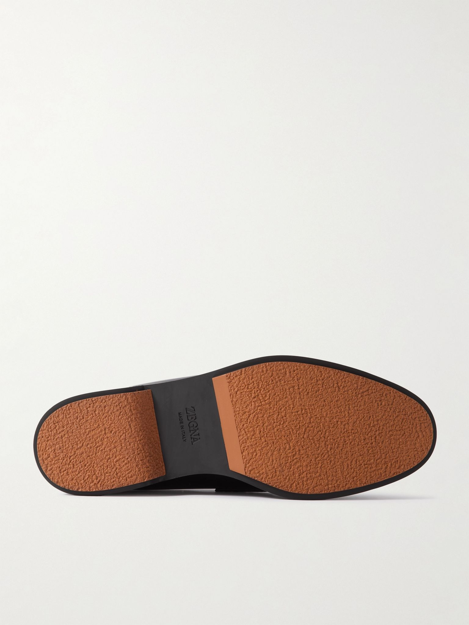 Udine Leather Penny Loafers Black - 3