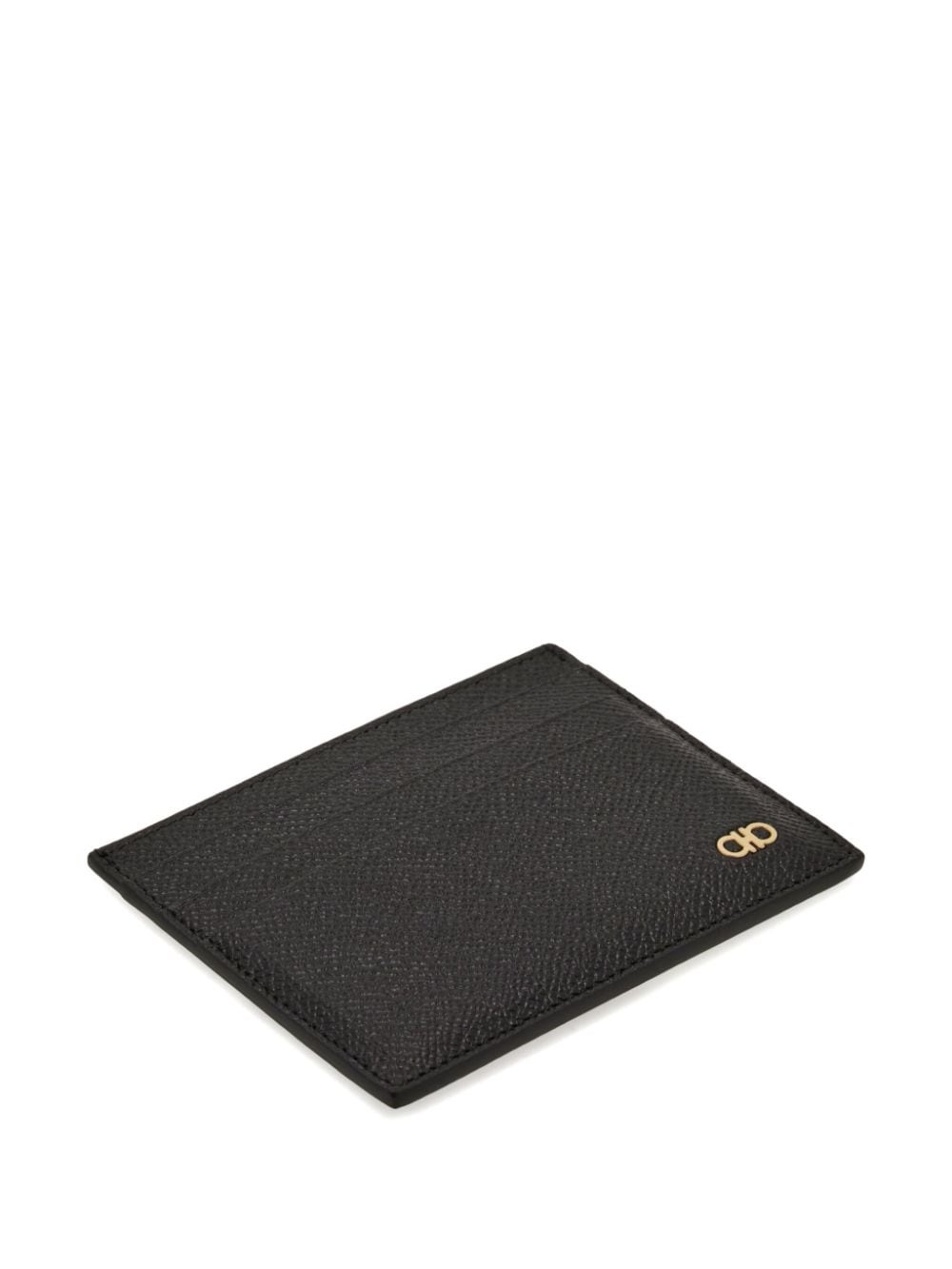 Gancini leather card holder - 3