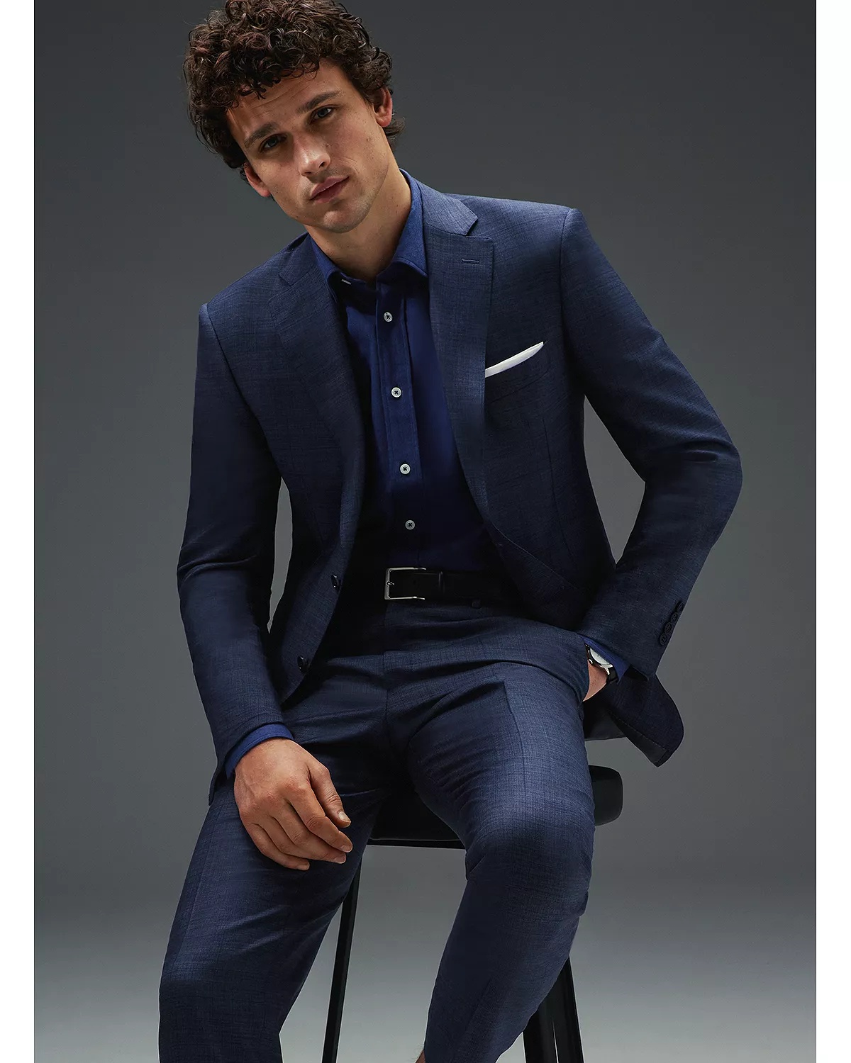 Siena Sharkskin Classic Fit Suit - 2
