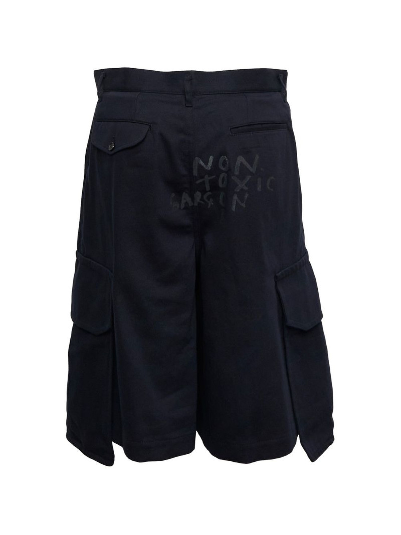 Comme des Garçons SHIRT logo-print cargo shorts outlook