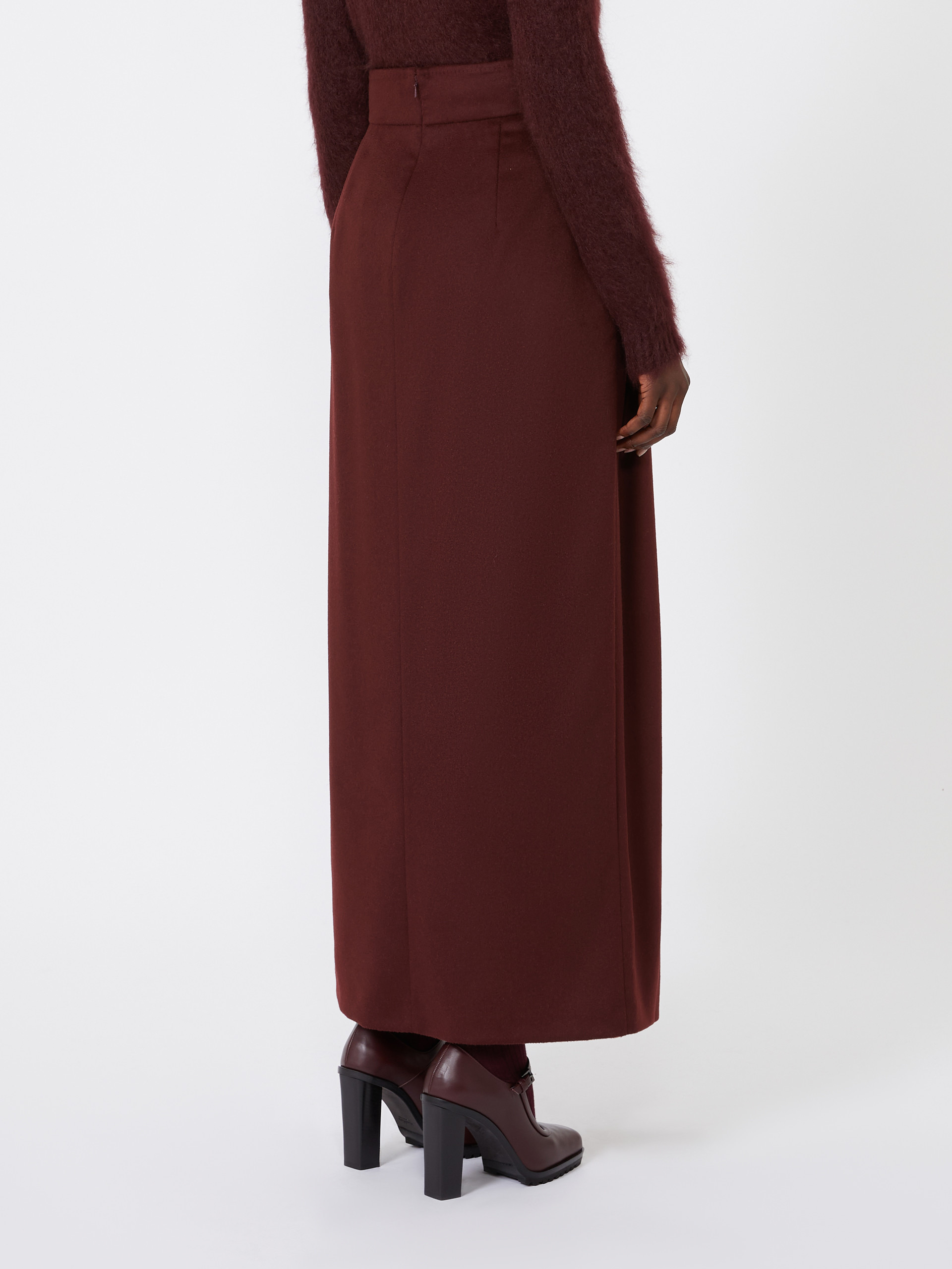 ZATTERA Long camel skirt - 4