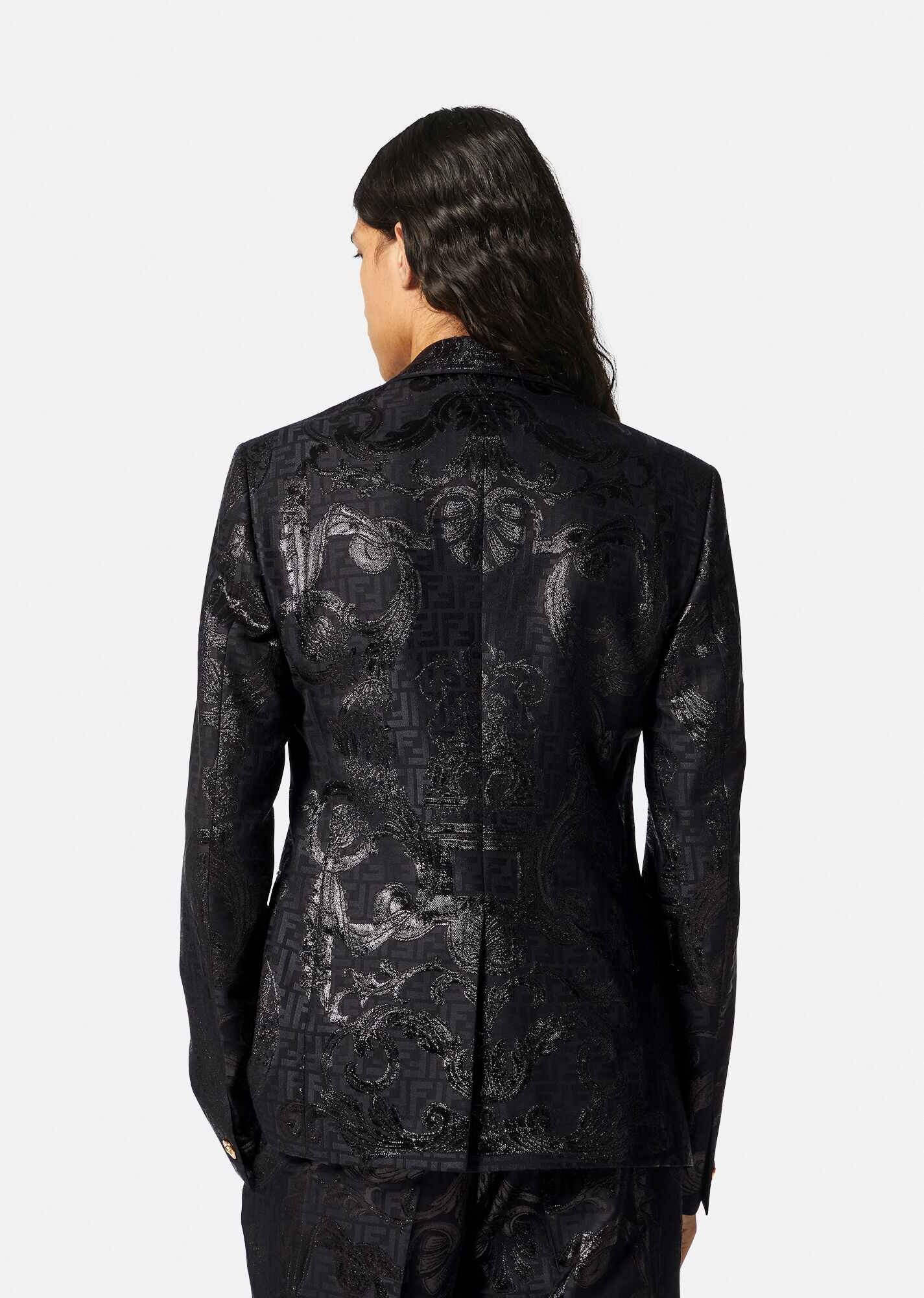 Fendace Jacquard Blazer - 4