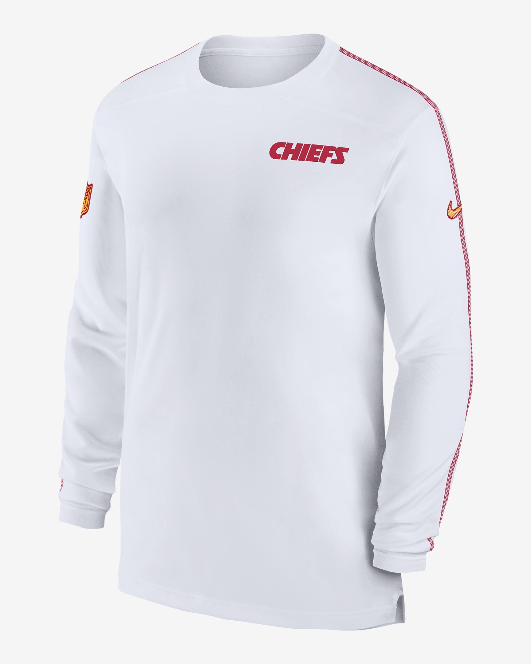 Kansas City Chiefs Sideline Coach Nike Men's Dri-FIT NFL Long-Sleeve Top - 1