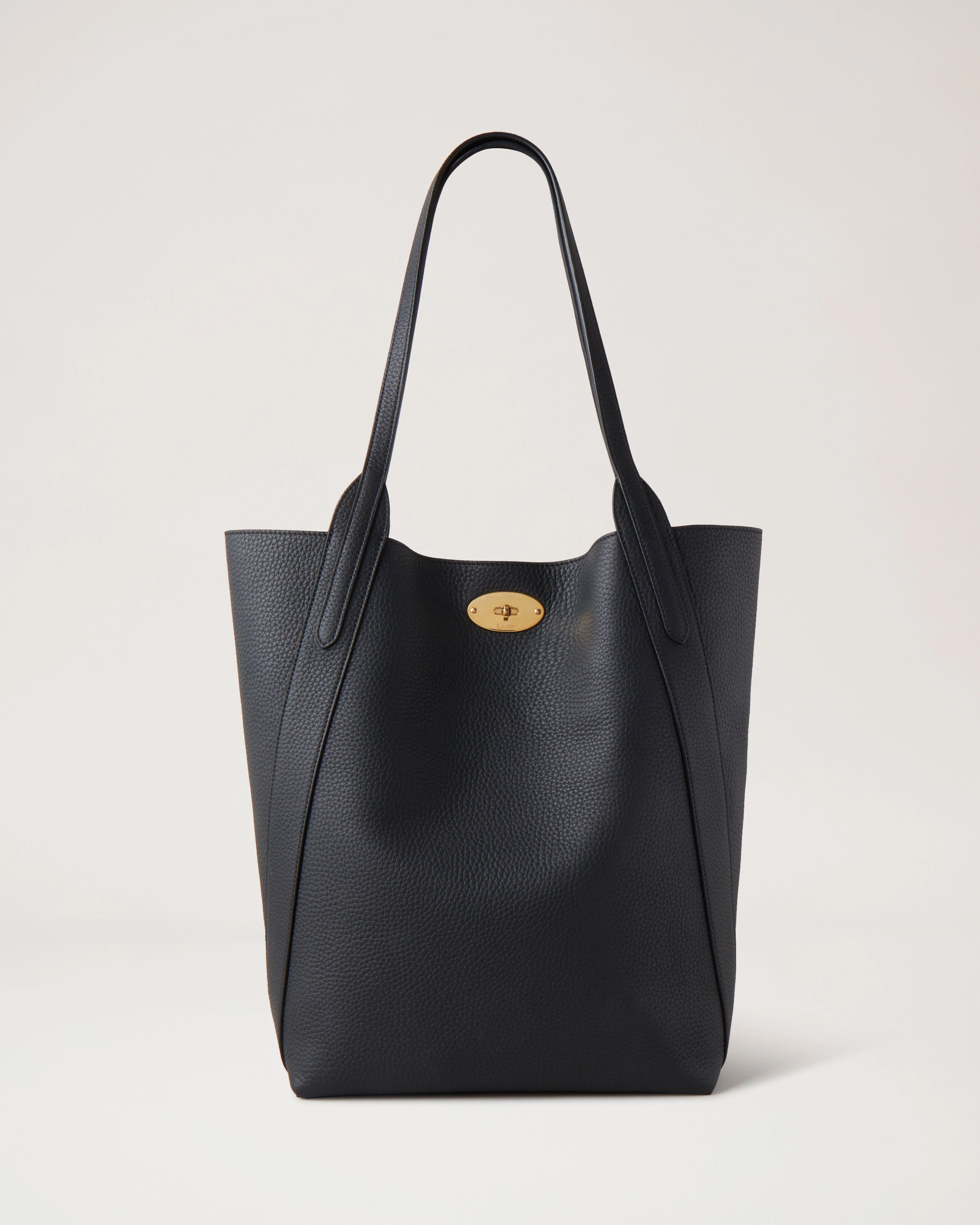 North South Bayswater Tote
Black Heavy Grain - 1