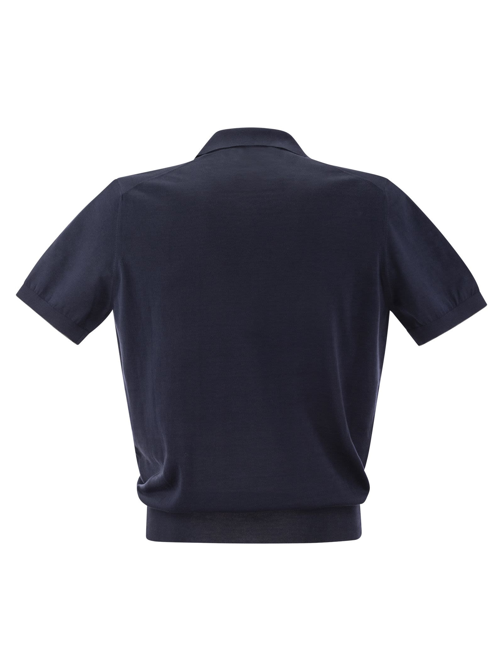Brunello Cucinelli Men Cotton Polo Style Sweater - 2