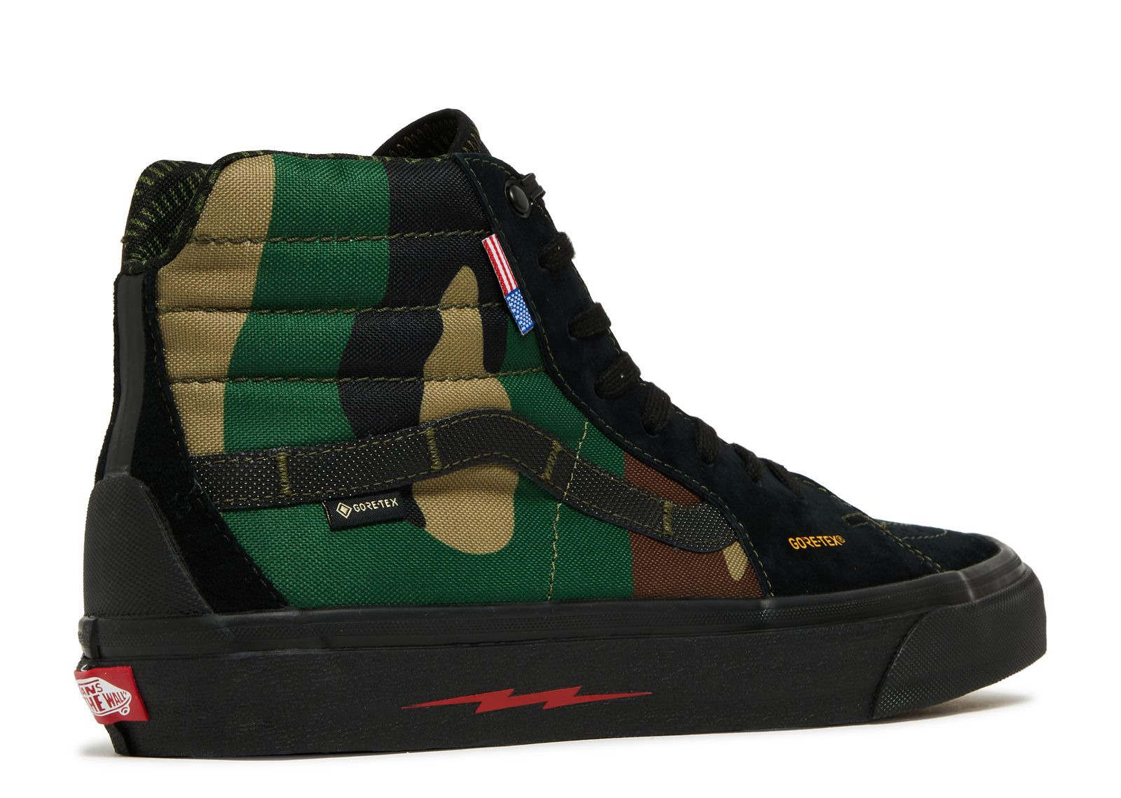 DEFCON X SK8-HI NOTCHBACK GTX 'BLACK WOODLAND CAMO' - 3