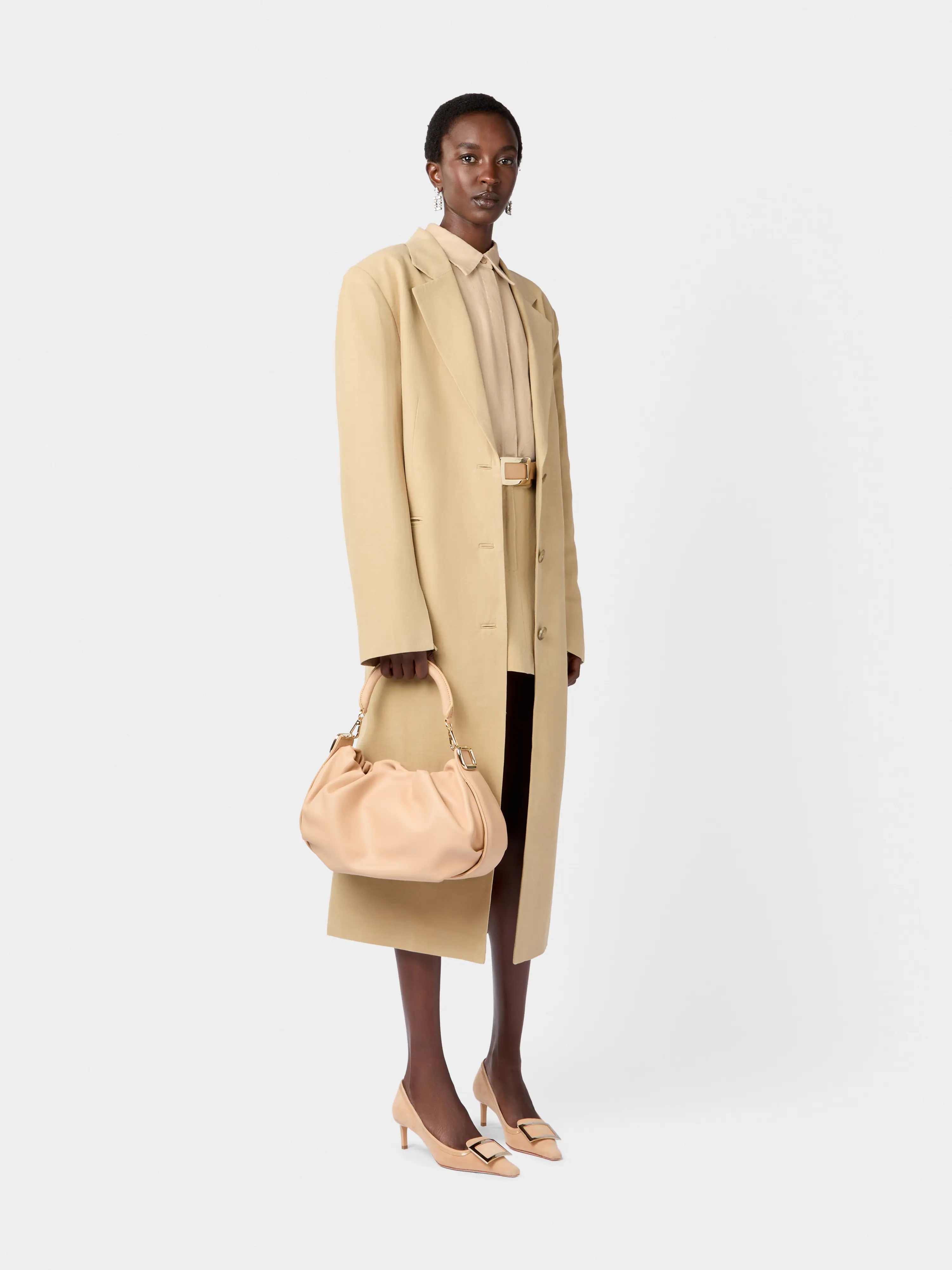 Hobo Viv' Choc Royal Medium Bag in leather - 7