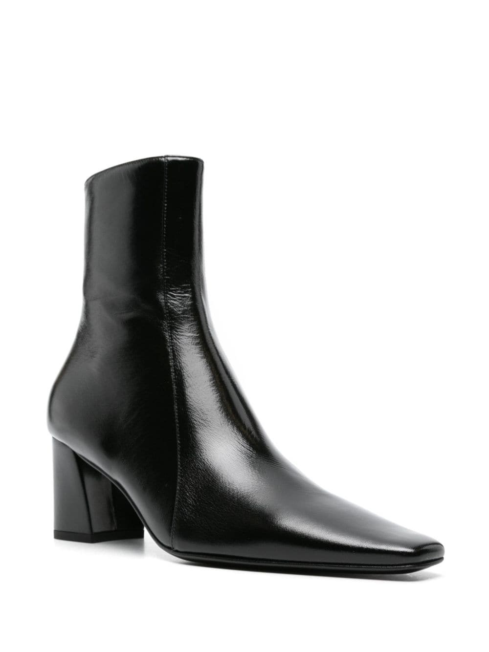 pointed-toe panelled boots - 2
