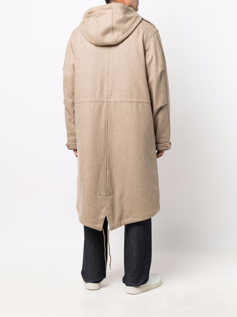 mid-length hooded duffle coat - 4