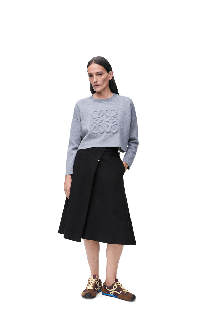 Loewe Deconstructed skirt in cotton outlook