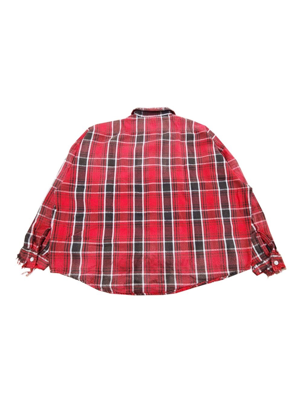 check pattern flannel shirt - 2
