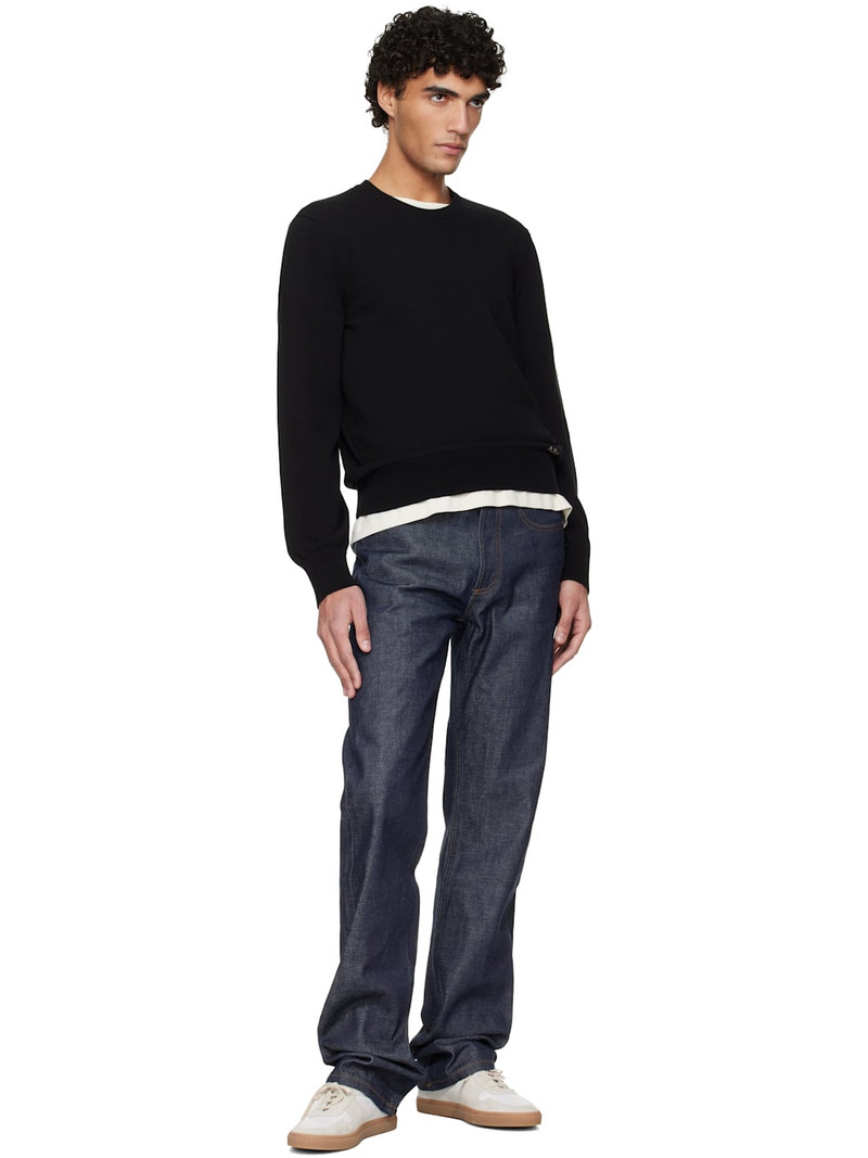 A.P.C. Black Cotton Sweater outlook